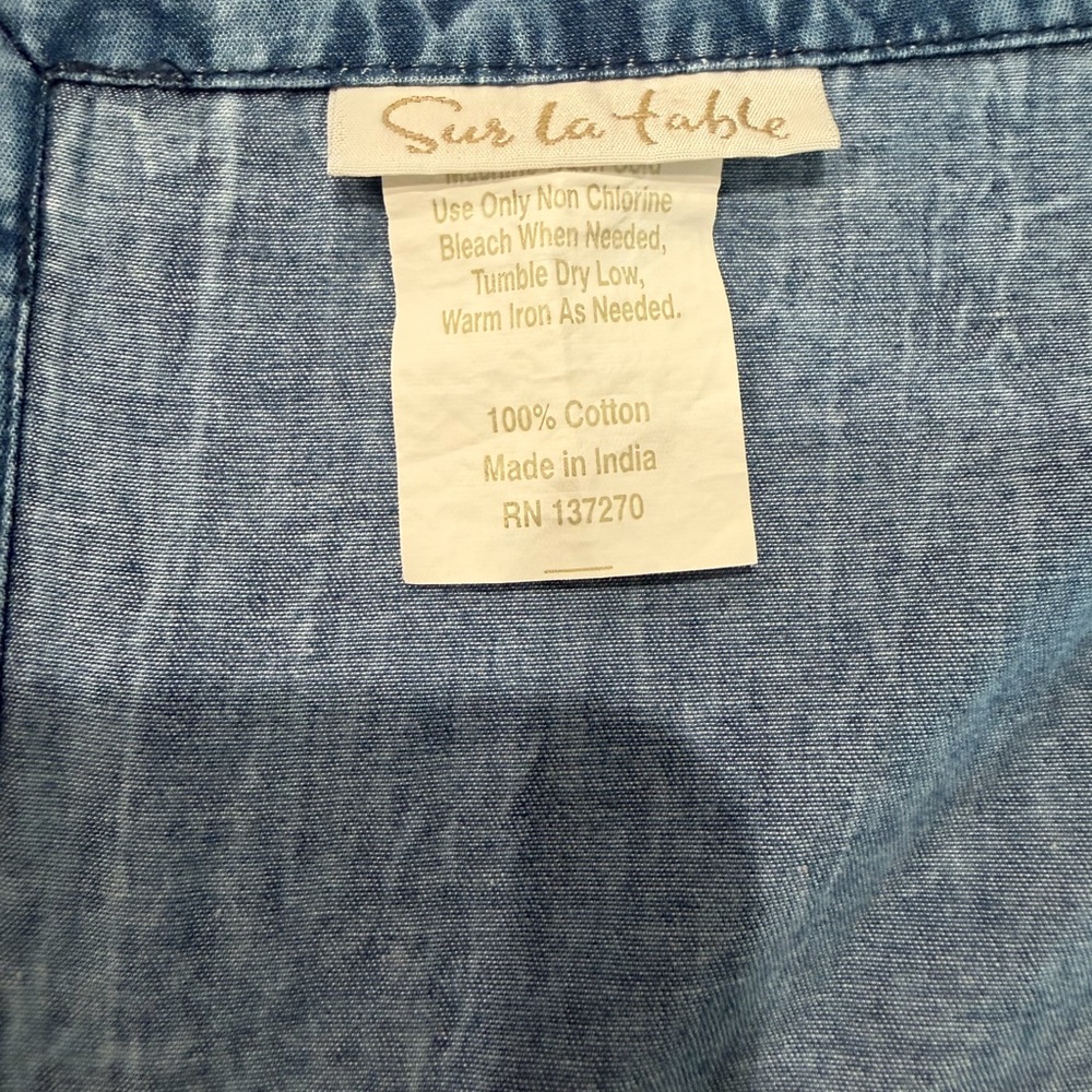 Sur La Table Denim-Look Tablecloth
